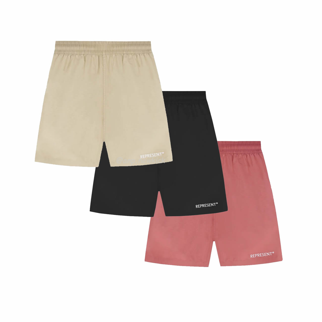Represent Logo Embroidered Bermuda Shorts (1) - www.newkick.vip